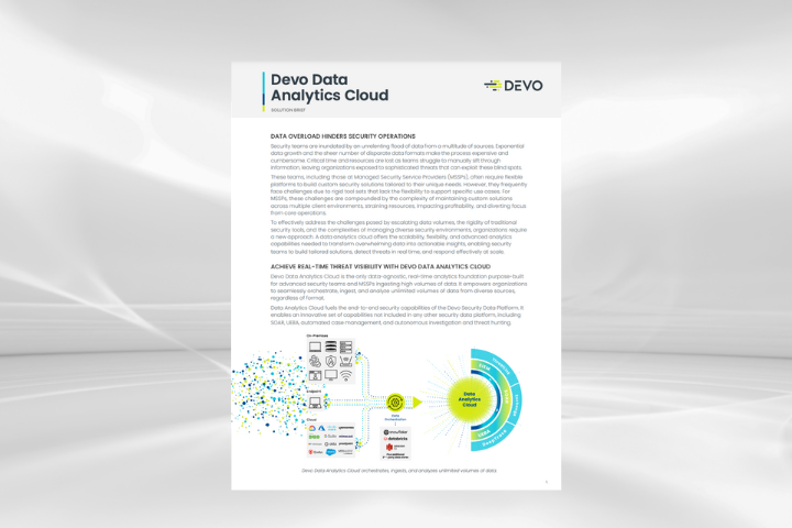 Data Analytics Cloud Solution Brief Cover